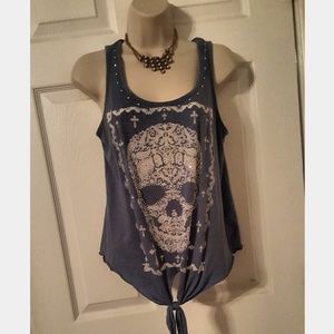 Belle Du Jour Skull Tank